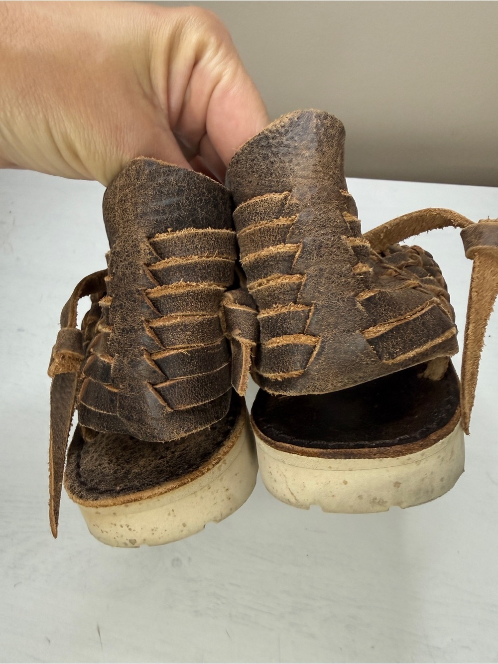 Brand X Huaraches Flats Hand Woven Women's 8 - Picture 8 of 11